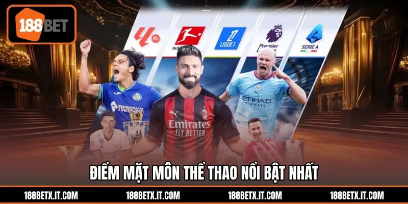 Điểm mặt môn thể thao nổi bật nhất